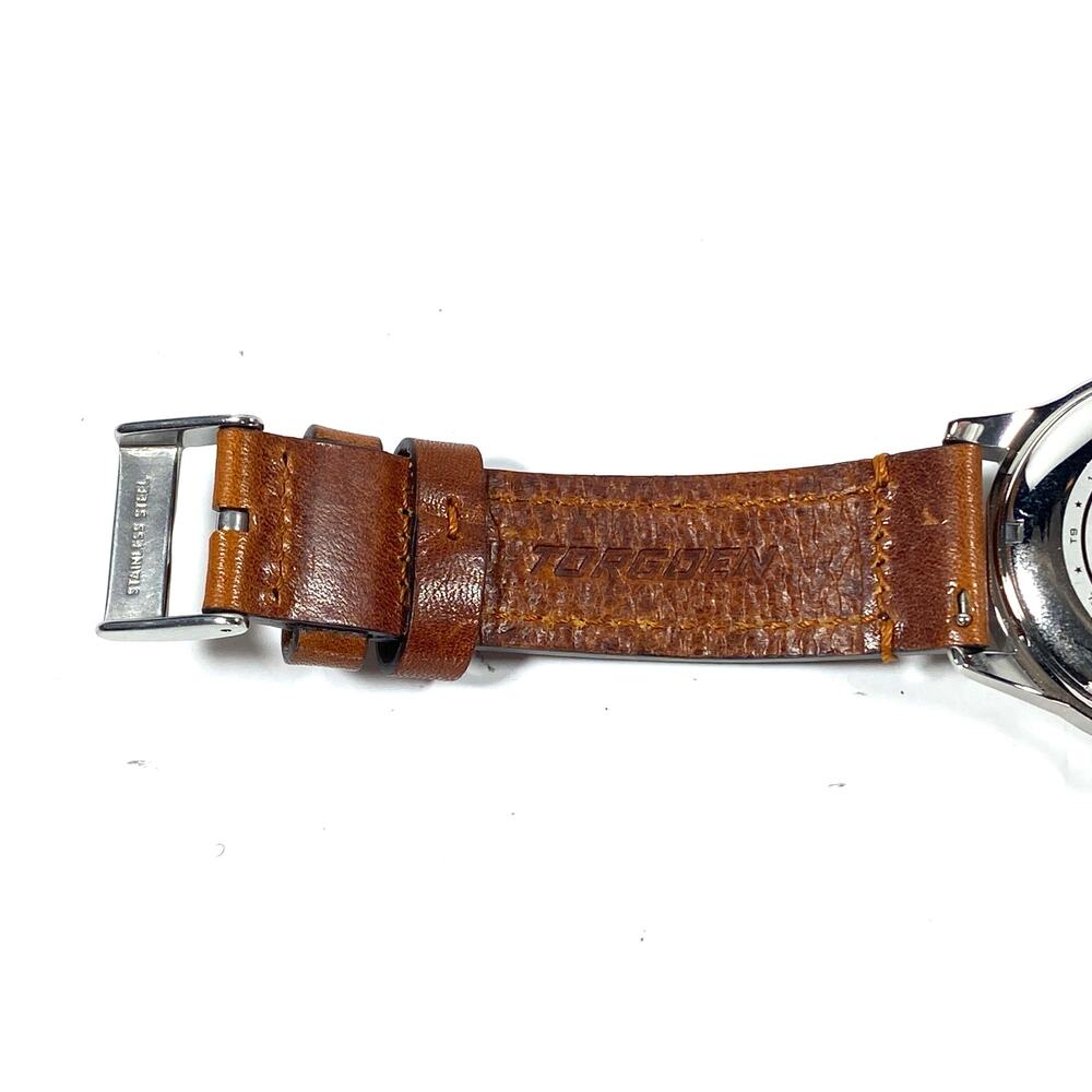 Torgoen T9 Series Lazuli GMT Pilot Watch Swiss Ronda Movement Mens 42mm WR 100m - Picture 7 of 8
